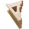 Ekena Millwork 8-in W x 16-in D x 24-in H Balboa Trad Rough Cedar Woodgrain TimberThane Outlooker, Primed Tan OUTUR080X16X24BOA04RCPR - alternate 3